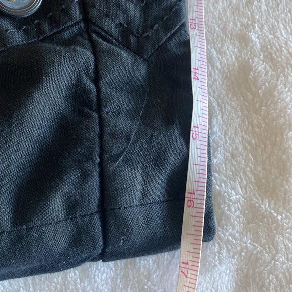 Elevenses (Anthropologie) black flare pants. Size 10. Zipper front with pockets. - Picture 7 of 10